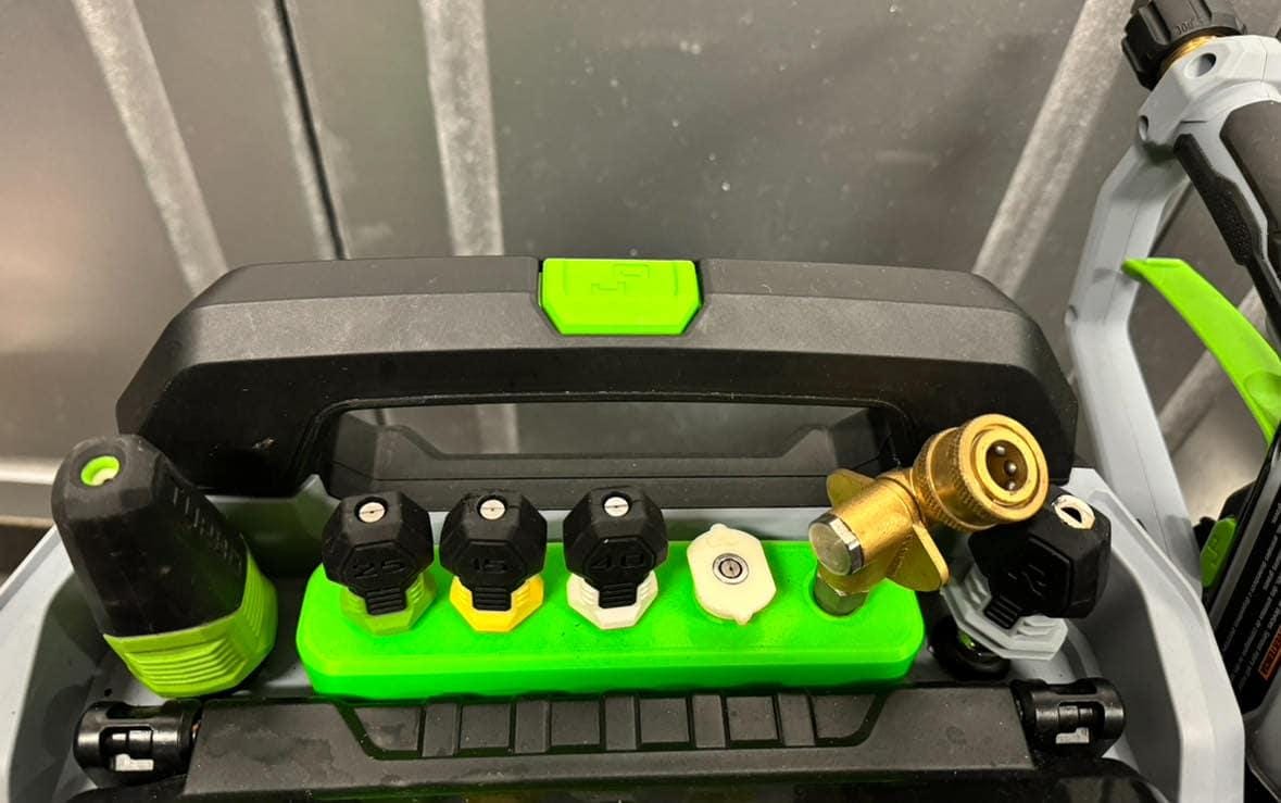 EGO Pressure Washer 4 & 5 Nozzle Holder and Storage