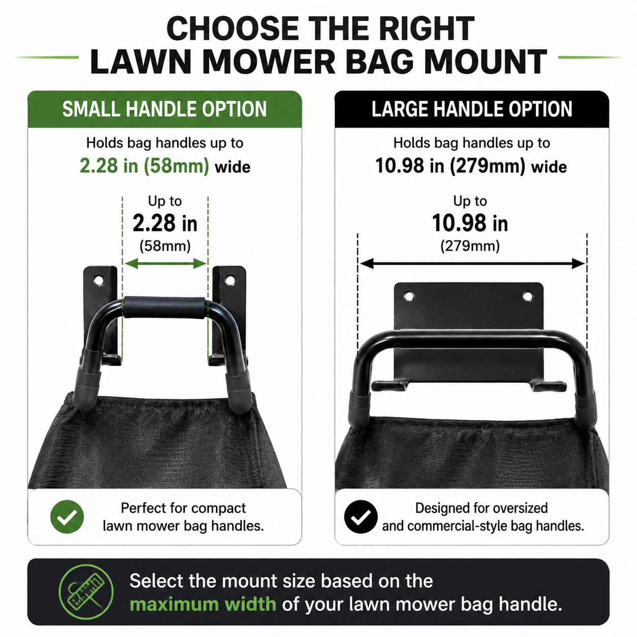 Slatwall | ProSlat Lawn Mower Bag Mount | Hook