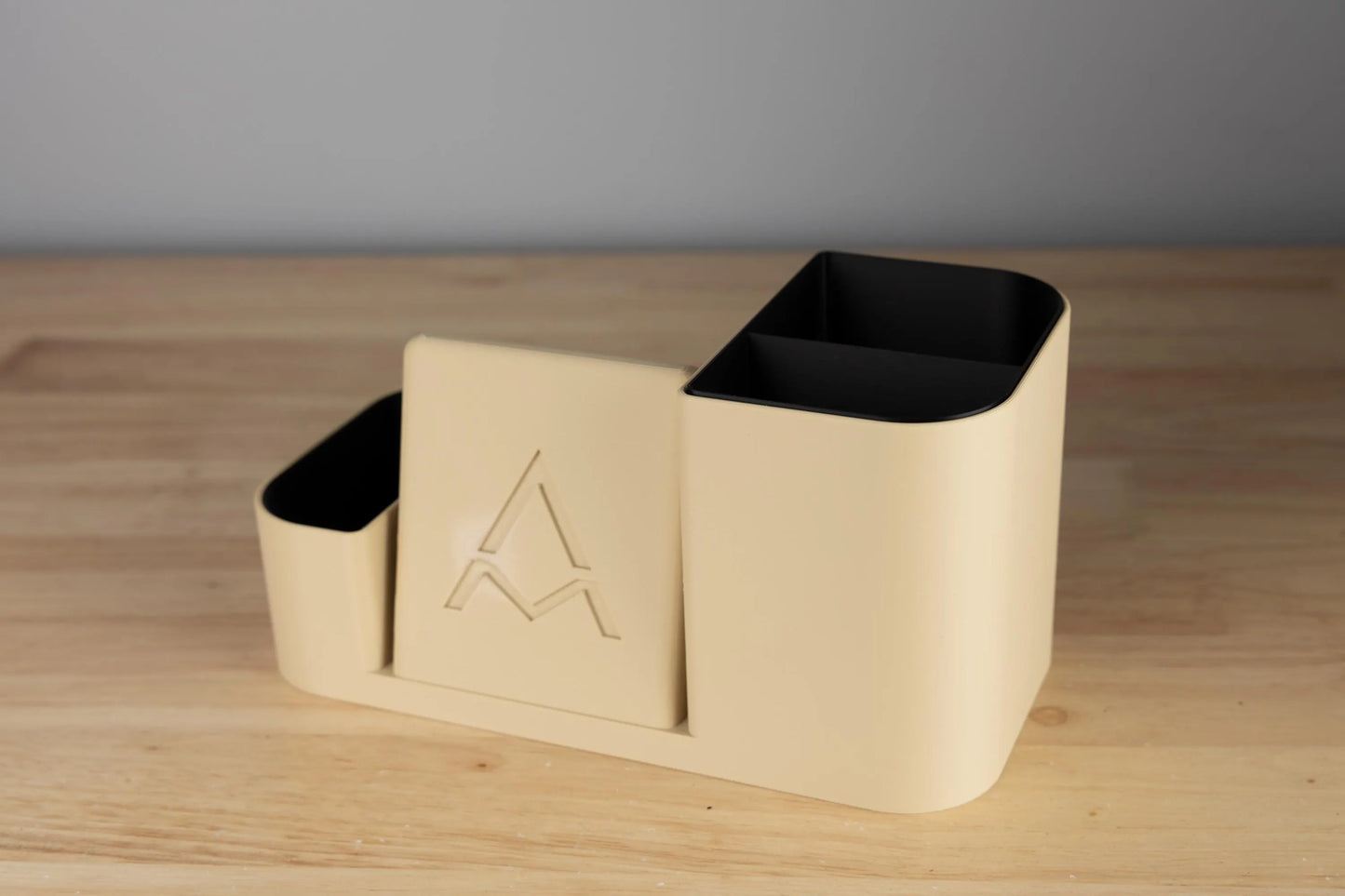 Desk Tidy and Phone Holder – Modern Office Organizer, Multi-Compartment Storage, Gift for Home Office