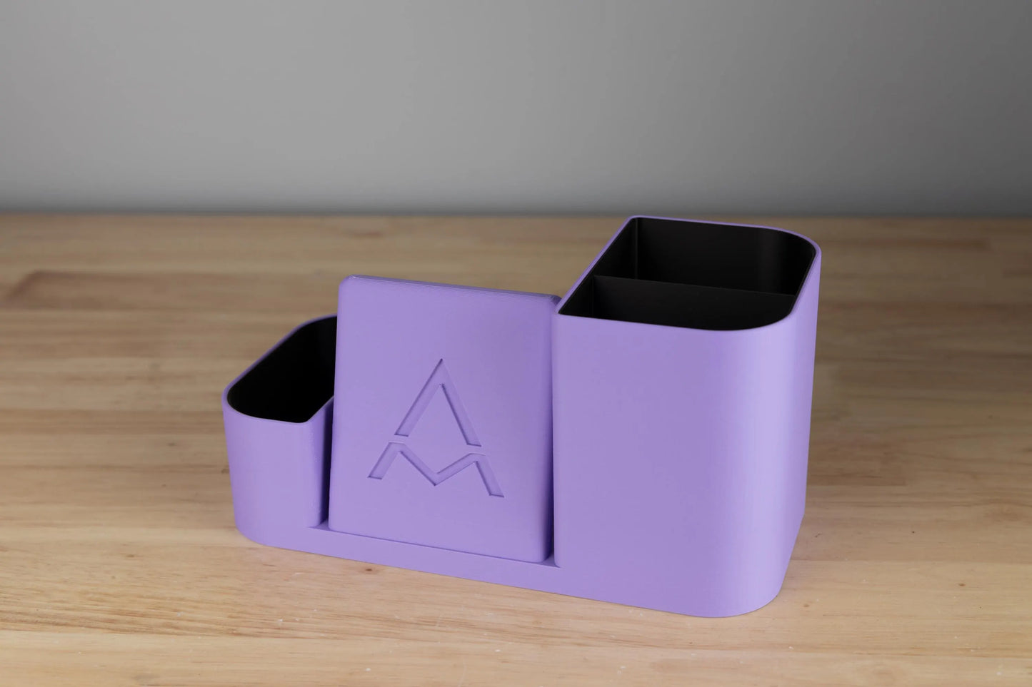 Desk Tidy and Phone Holder – Modern Office Organizer, Multi-Compartment Storage, Gift for Home Office