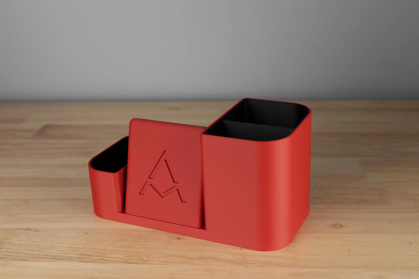 Desk Tidy and Phone Holder – Modern Office Organizer, Multi-Compartment Storage, Gift for Home Office