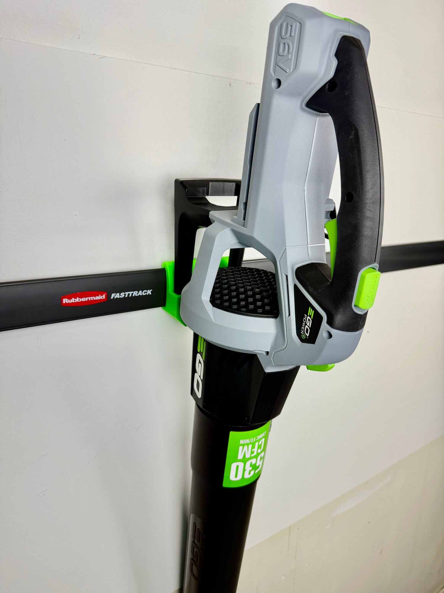 EGO Mounts for the Rubbermaid Fasttrack system.