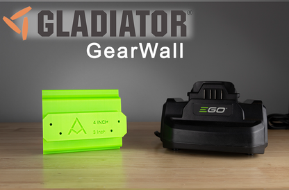 EGO Battery Charger Mount for Gladiator GearWall CH2100 | CH3200 | CH5500 | CH7000 3 and 4 in spacing