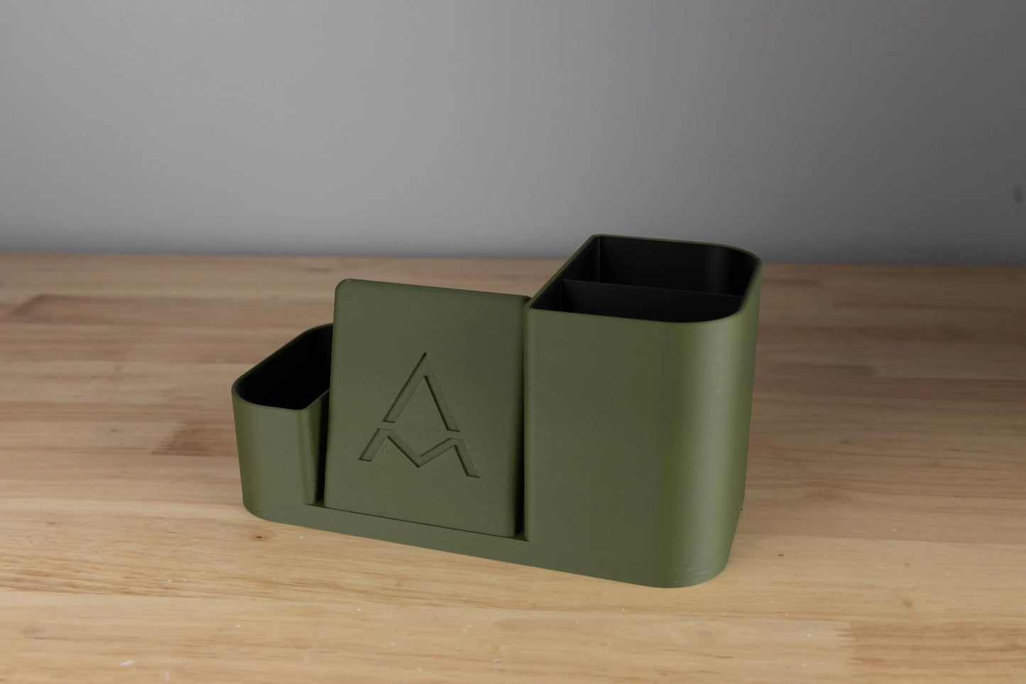 Desk Tidy and Phone Holder – Modern Office Organizer, Multi-Compartment Storage, Gift for Home Office