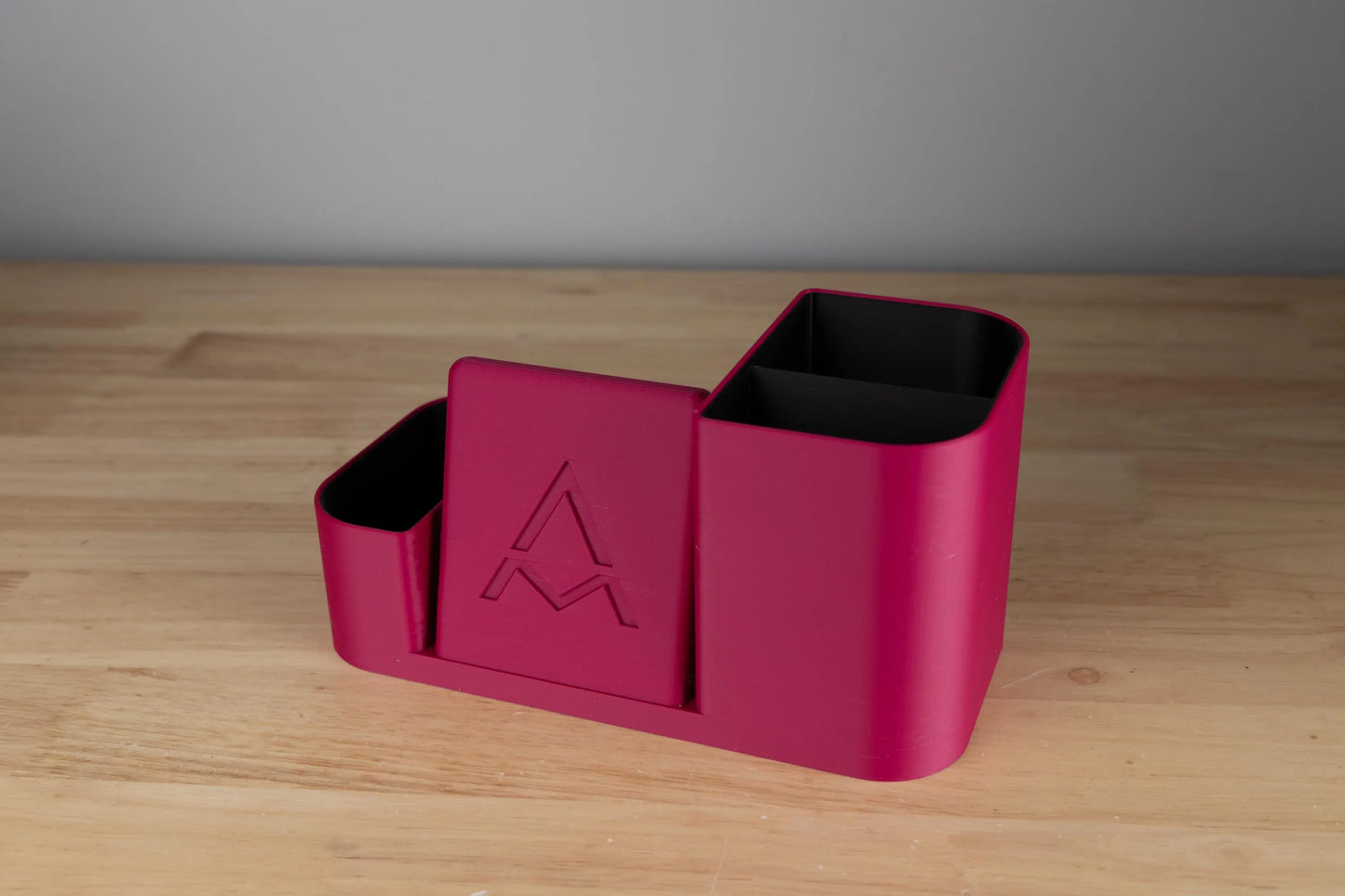 Desk Tidy and Phone Holder – Modern Office Organizer, Multi-Compartment Storage, Gift for Home Office